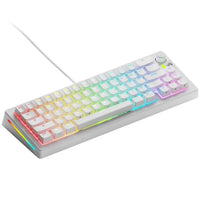 Glorious GMMK 3 65 % Custom Gaming-Tastatur - Pre-Built, ANSI (US), Fox Switches, weiß