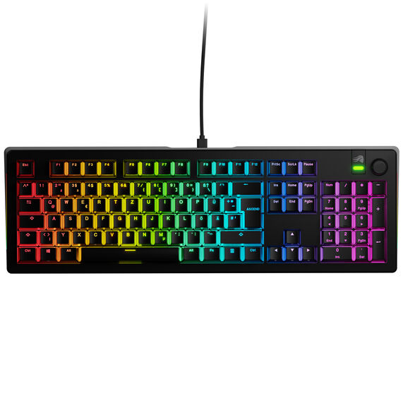 Glorious GMMK 3 100 % Custom Gaming-Tastatur - Pre-Built, ISO (DE), Fox Switches, schwarz