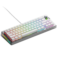 Glorious GMMK 3 Pro 65 % Custom Gaming-Tastatur - Pre-Built, ANSI (US), Fox Switches, silber