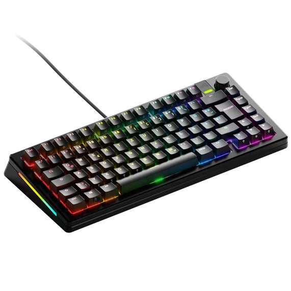 Glorious GMMK 3 Pro 75 % Custom Gaming-Tastatur - Pre-Built, ISO (DE), Fox Switches, schwarz