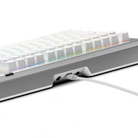 Glorious GMMK 3 Pro 75 % Custom Gaming-Tastatur - Pre-Built, ANSI (US), Fox Switches, silber