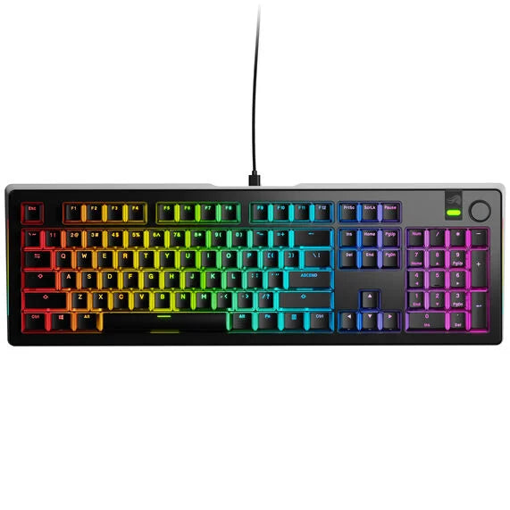 Glorious GMMK 3 Pro 100 % Custom Gaming-Tastatur - Pre-Built, ANSI (US), Fox Switches, schwarz