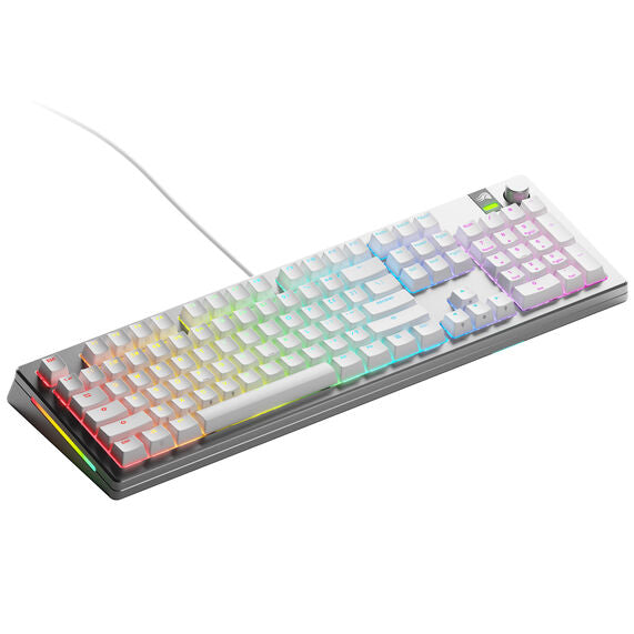 Glorious GMMK 3 Pro 100 % Custom Gaming-Tastatur - Pre-Built, ANSI (US), Fox Switches, silber