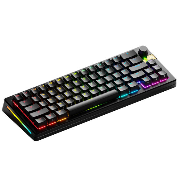Glorious GMMK 3 Pro HE Wireless 65 % Custom Gaming-Tastatur - Pre-Built, ANSI (US), Fox HE Switches, schwarz