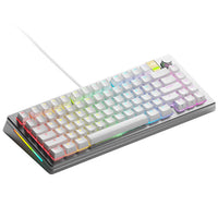 Glorious GMMK 3 Pro HE 75 % Custom Gaming-Tastatur - Pre-Built, ANSI (US), Fox HE Switches, silber
