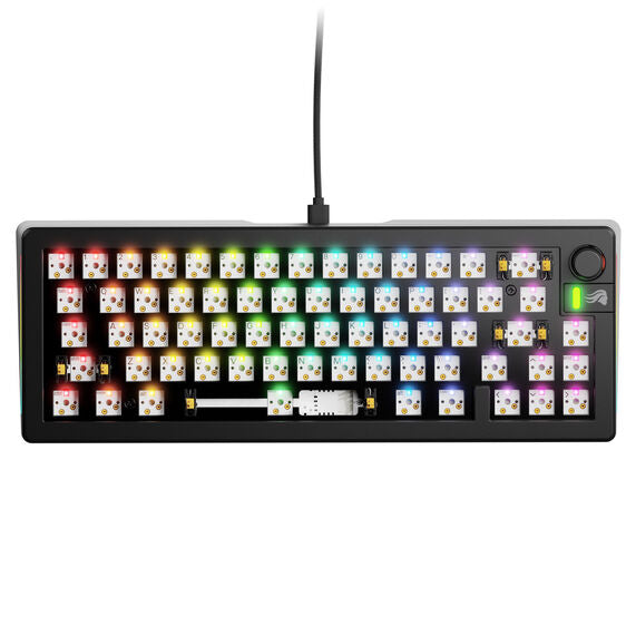 Glorious GMMK 3 65 % Custom Gaming-Tastatur - Barebone, ANSI-Layout, schwarz