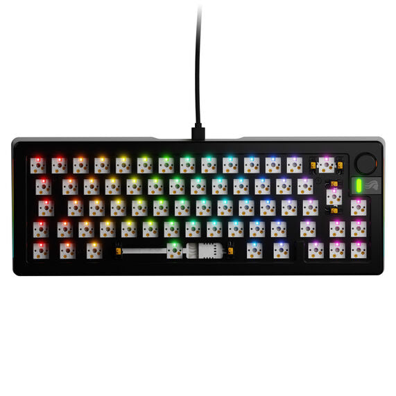 Glorious GMMK 3 Pro 65 % Custom Gaming-Tastatur - Barebone, ISO-Layout, schwarz