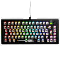 Glorious GMMK 3 Pro 75 % Custom Gaming-Tastatur - Barebone, ISO-Layout, schwarz