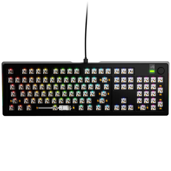 Glorious GMMK 3 Pro 100 % Custom Gaming-Tastatur - Barebone, ANSI-Layout, schwarz