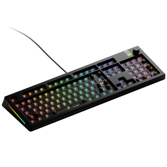 Glorious GMMK 3 Pro 100 % Custom Gaming-Tastatur - Barebone, ANSI-Layout, schwarz