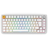 Glorious GMMK Pro Gaming-Tastatur, 75% - weiß, ISO, Pre-Built
