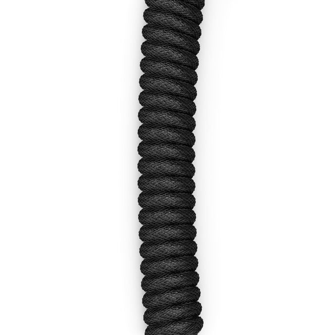 Glorious GMMK Coiled Cable Phantom Black, Spiralkabel, USB-C/USB-A - schwarz