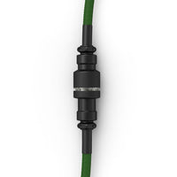 Glorious GMMK Coiled Cable Forest Green, Spiralkabel, USB-C/USB-A - dunkelgrün/schwarz