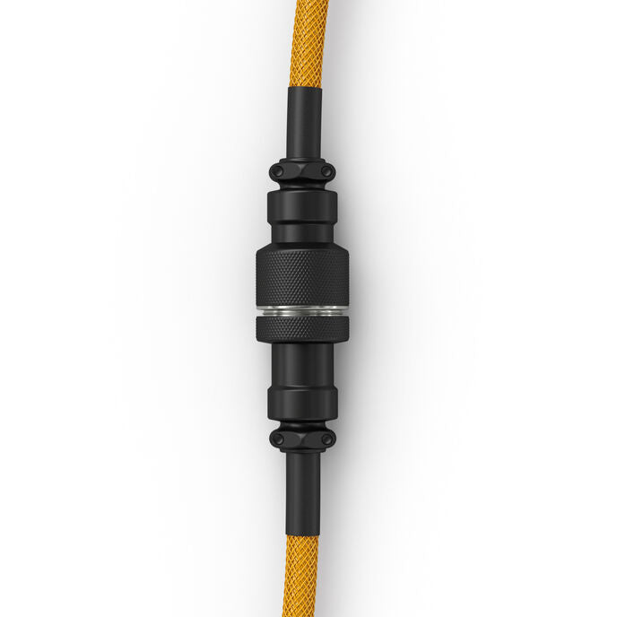 Glorious GMMK Coiled Cable Glorious Gold, Spiralkabel, USB-C/USB-A - gold/schwarz