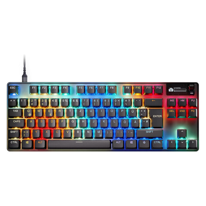 SteelSeries Apex Pro TKL Gen 3 Gaming-Tastatur, TKL-Tastatur (80 %), OLED-Display, OmniPoint 3.0 Switches, RGB – ISO (DE)