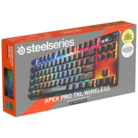 SteelSeries Apex Pro TKL Gen 3 Wireless Gaming-Tastatur, TKL-Tastatur (80 %), OLED-Display, OmniPoint 3.0 Switches, RGB – ISO (DE)