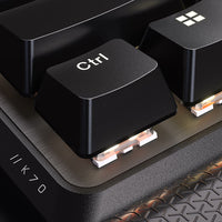 Corsair K70 Core TKL Wireless RGB Gaming-Tastatur, mechanisch, ISO (DE), MLX RED Switch - schwarz