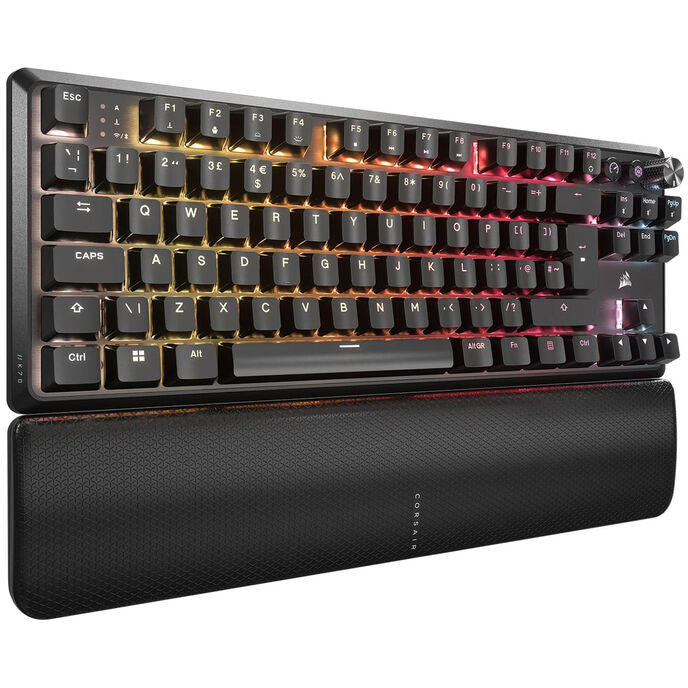 Corsair K70 Core TKL Wireless RGB Gaming-Tastatur, mechanisch, ISO (DE), MLX RED Switch - schwarz