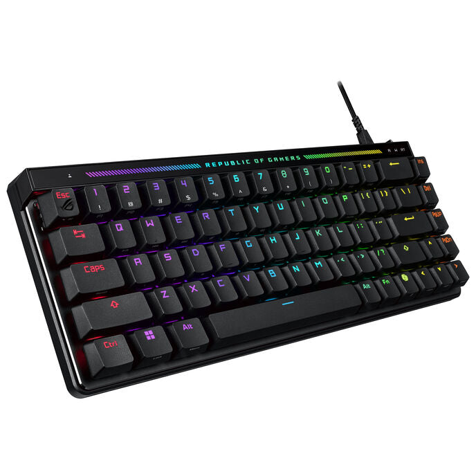 ASUS ROG Falchion Ace HFX Gaming Tastatur, RGB - ROG HFX Magnetic Switches, schwarz