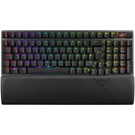 ASUS ROG Strix Scope II 96 Wireless Gaming Tastatur, RGB - schwarz. ISO (DE), ROG NX Snow Switches