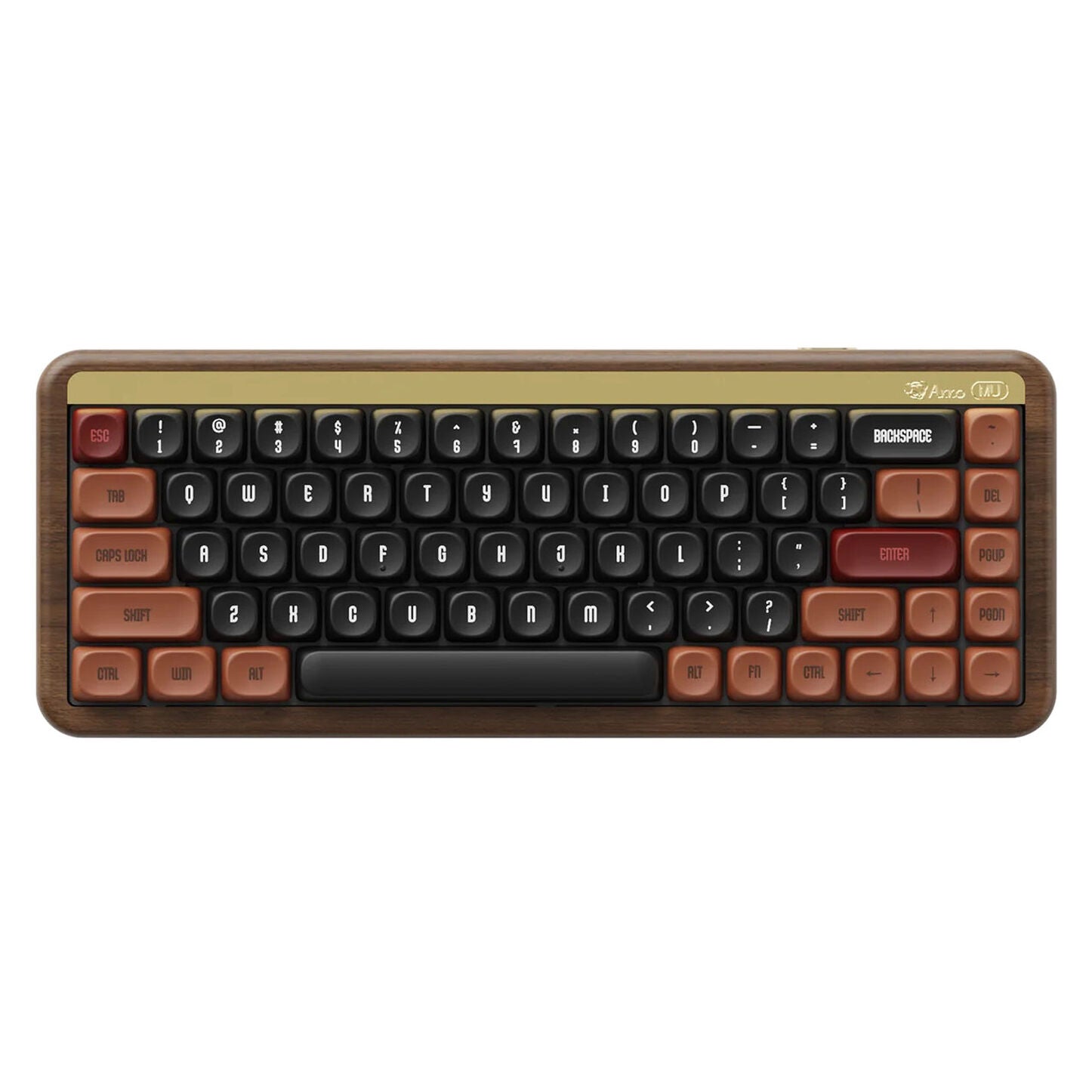 Akko MU01 Autumn Gaming Tastatur - Walnuss Gehäuse, Akko X TTC Demon Switches, ANSI (US)
