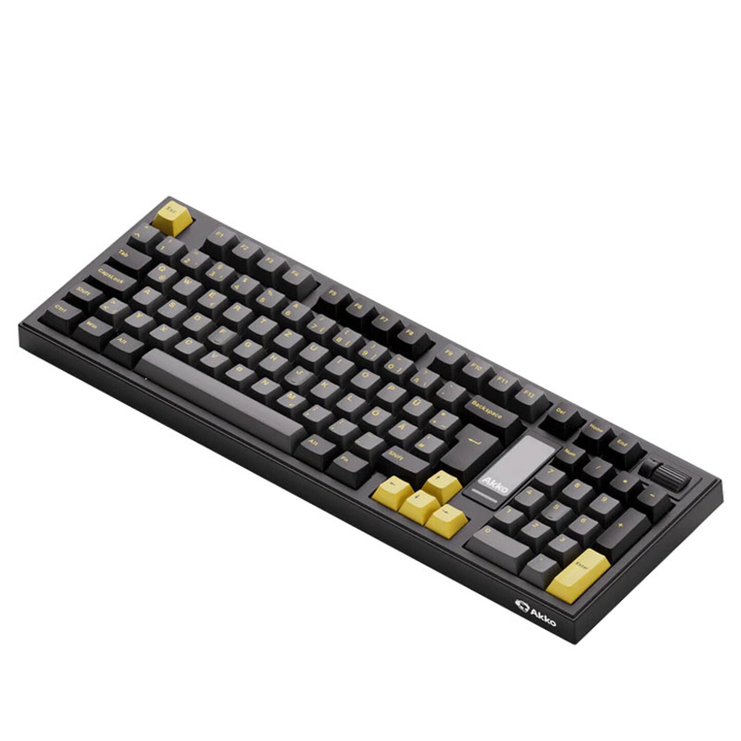 Akko 5098B PlusBlack and Gold Gaming Tastatur mit Diplay - V3 Piano Pro
