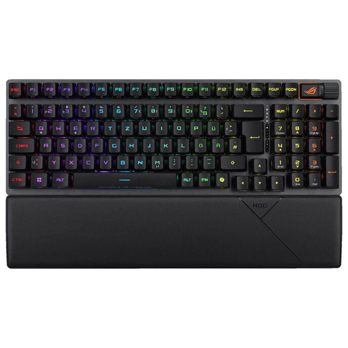ASUS ROG Strix Scope II 96 RX Wireless Gaming Tastatur, 96%, RGB - schwarz, ROG RX RED