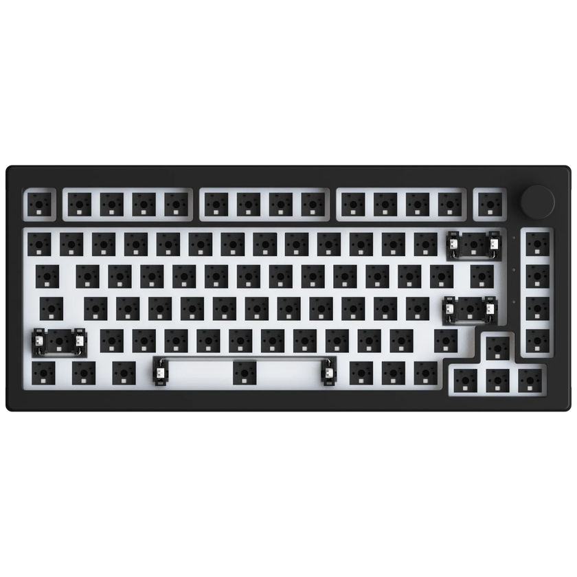 Akko 5075B Via Barebone Gaming Tastatur, 75% - ANSI, Stary Black