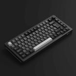 AKKO 5075B Gaming Tastatur, RGB - Lavendar Purple Pro Switches, ISO DE/UK/Nordic, schwarz & silber