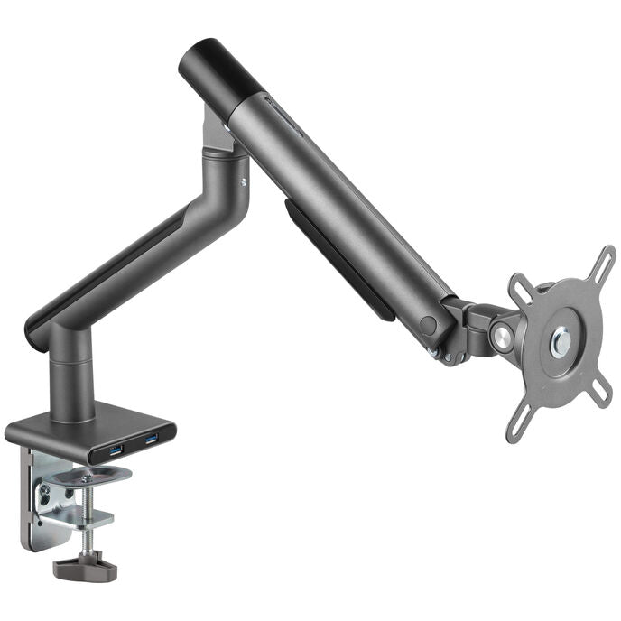 Alterzone Arm One USB Aluminum Monitor Arm, 2 x 3.0 USB Ports, Grau