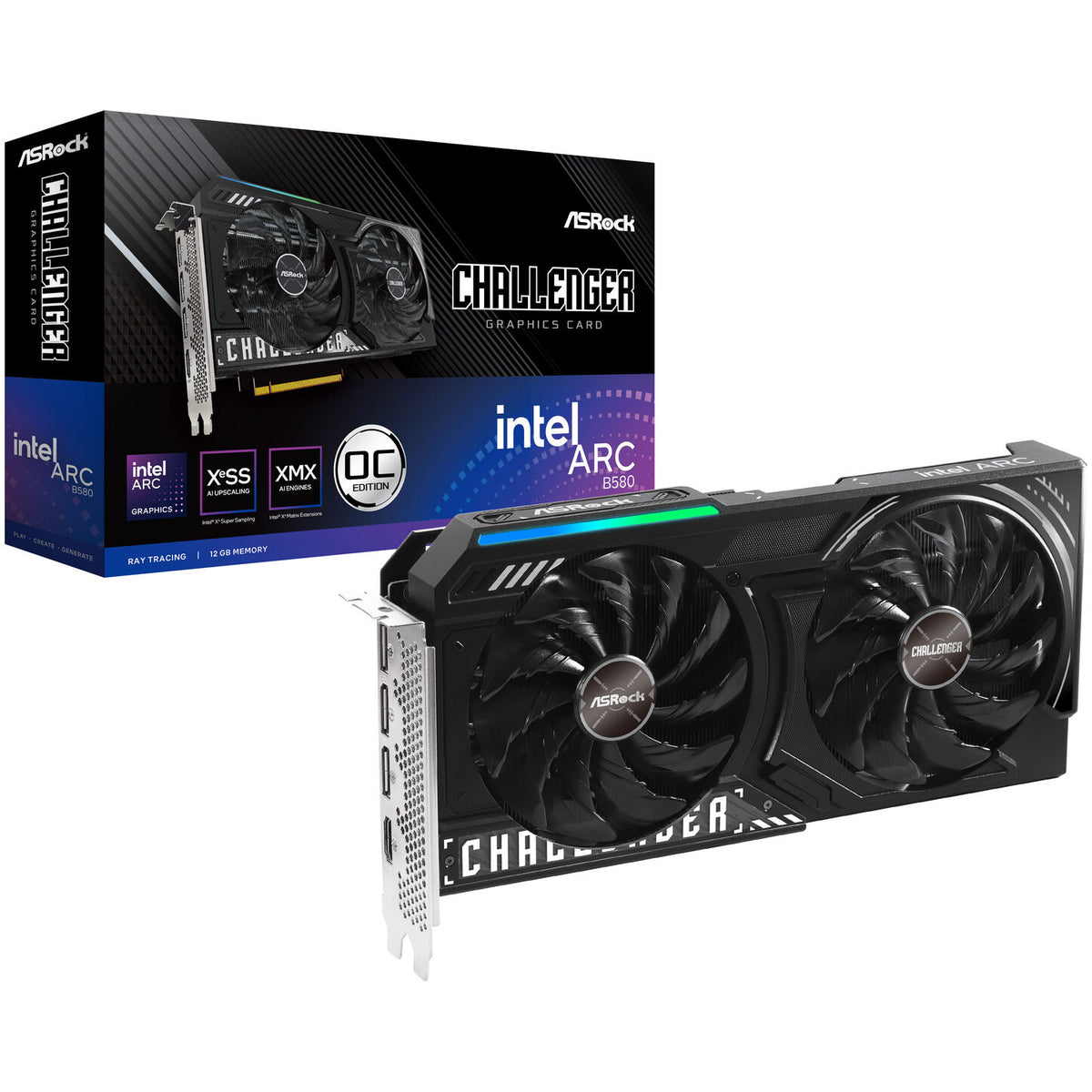 ASRock Challenger OC Arc B580 12GB GDDR6