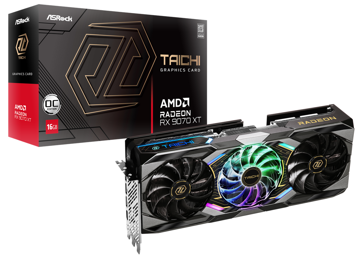 ASRock AMD Radeon RX 9070 XT Taichi 16GB OC