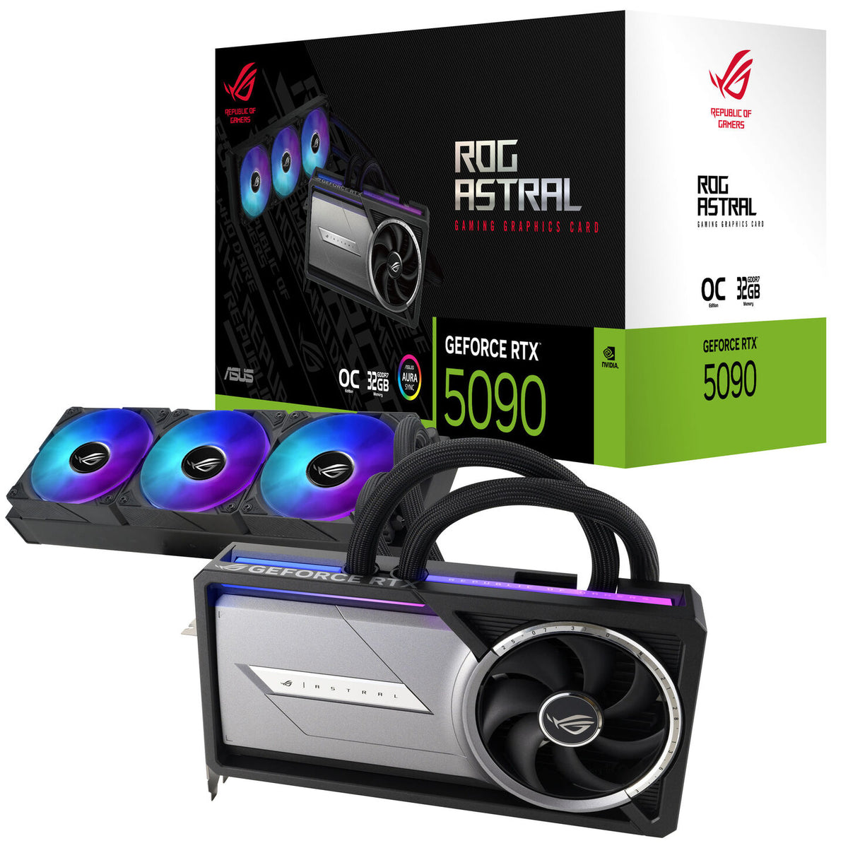 ASUS ROG Astral LC RTX5090 O32G GAM, GDDR7