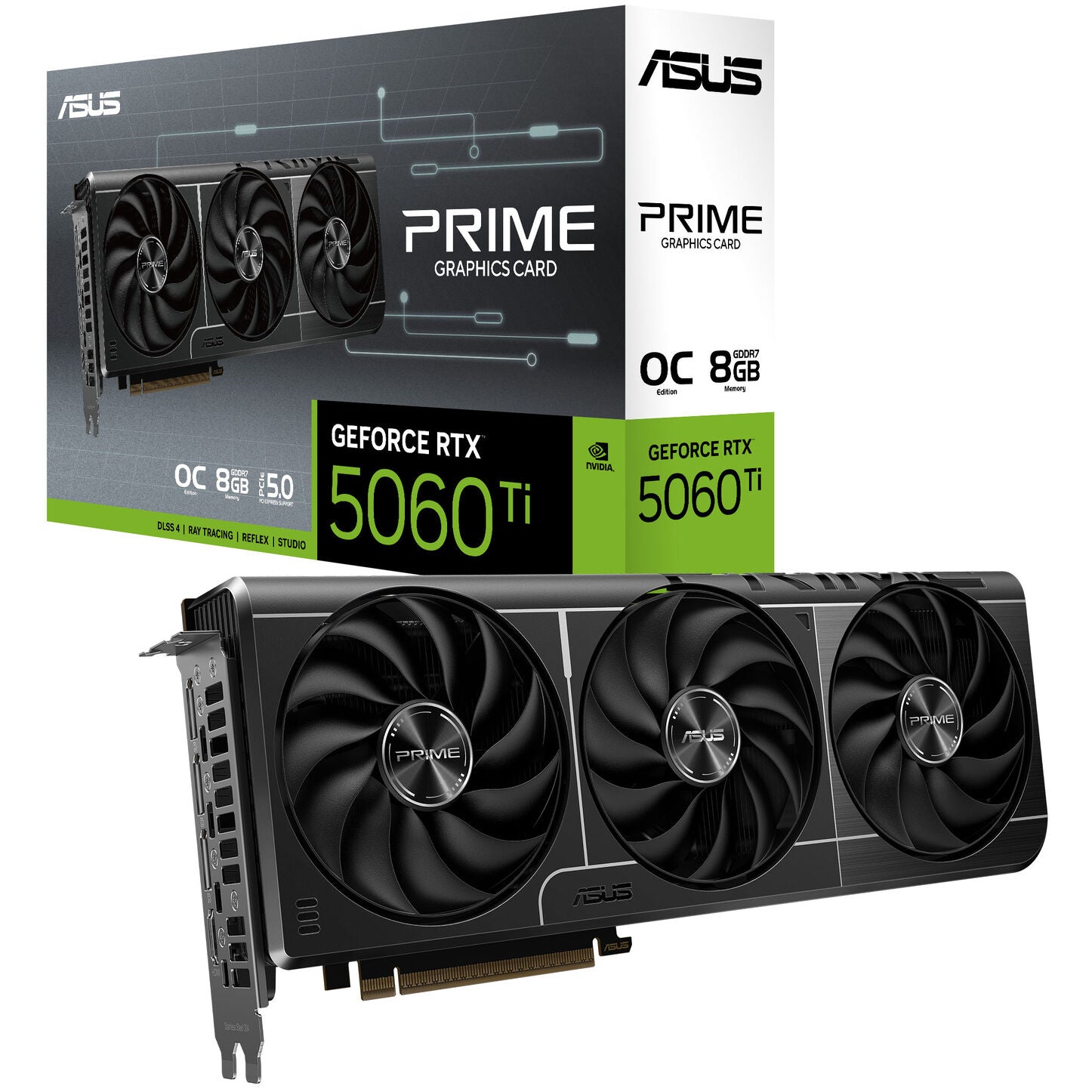 ASUS Prime GeForce RTX 5060 Ti OC Edition, 8192 MB GDDR7