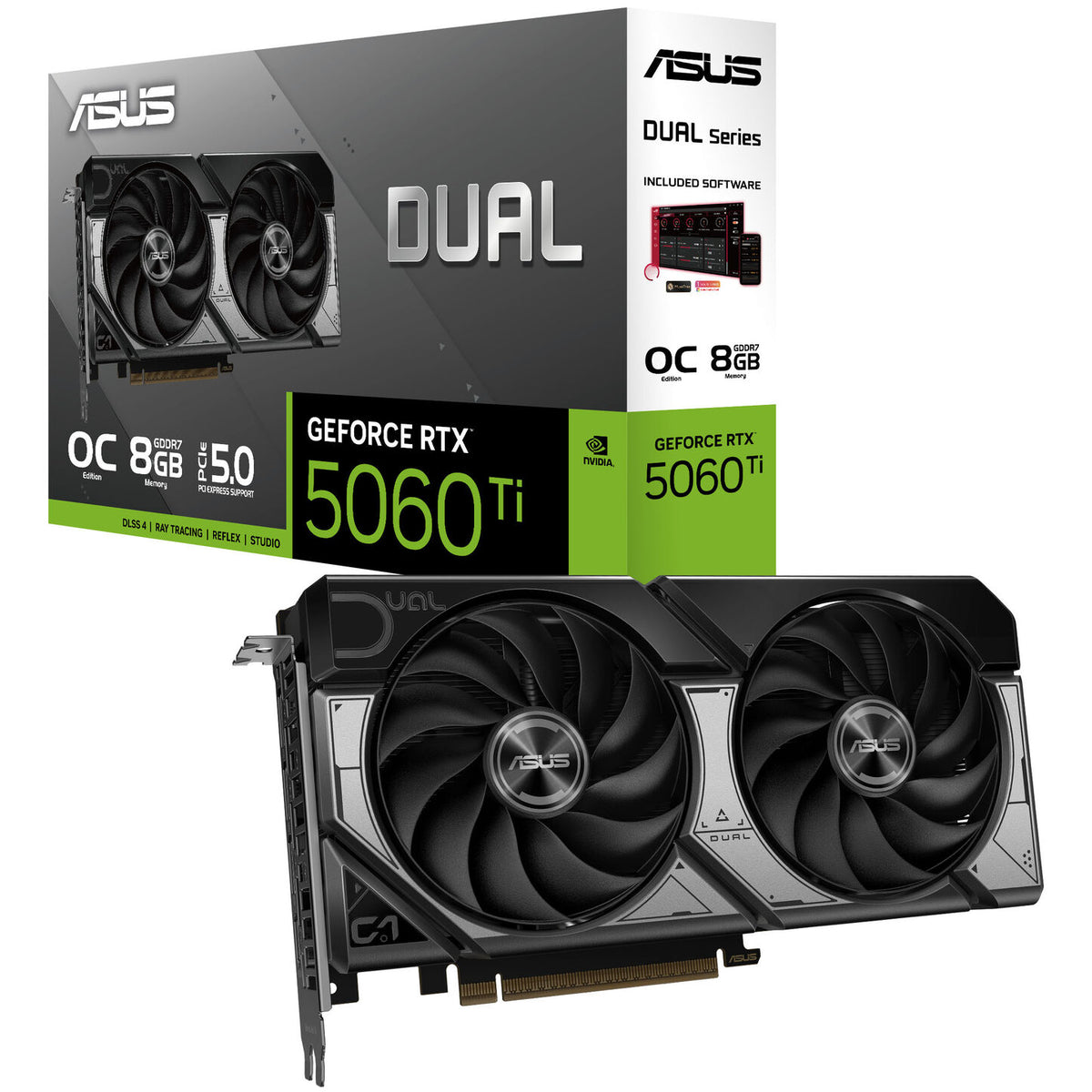ASUS Dual GeForce RTX 5060 Ti 8GB GDDR7 OC Edition