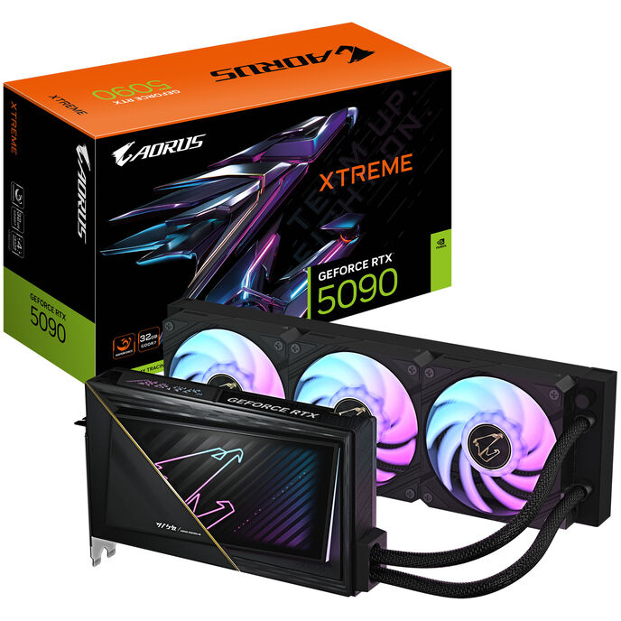 Gigabyte GeForce RTX 5090 AORUS XTREME WATERFORCE 32GB GDDR7 Black