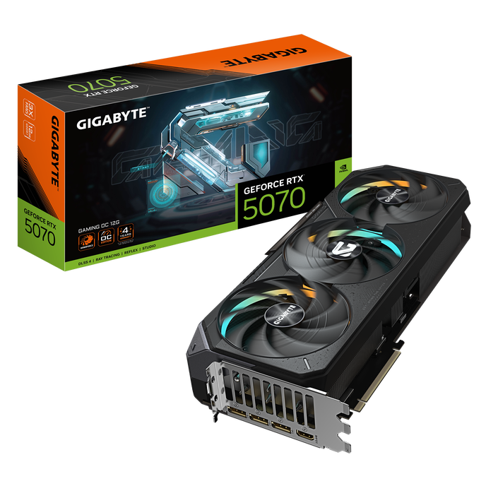Gigabyte GeForce RTX 5070 Ti Gaming OC 16G, 16384 MB GDDR7