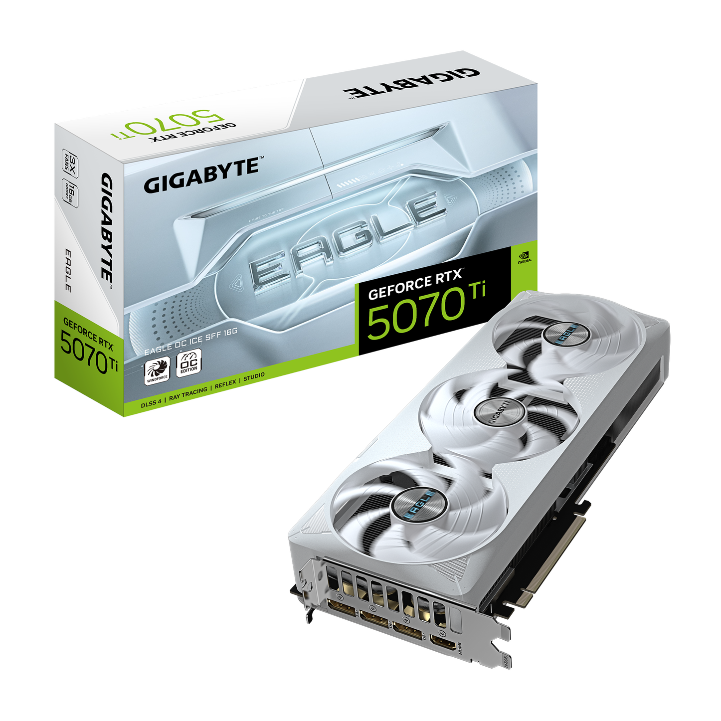 Gigabyte GeForce RTX 5070 Ti Eagle OC Ice SFF 16G, 16384 MB GDDR7