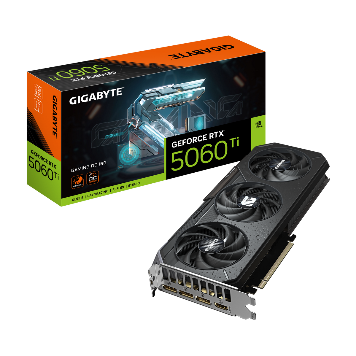 Gigabyte GAMING OC GeForce RTX 5060 Ti 16GB GDDR7