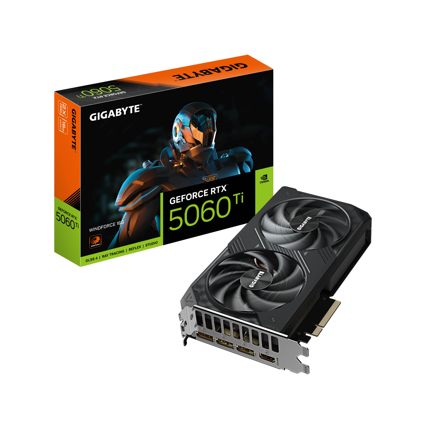 Gigabyte GeForce RTX 5060 Ti Windforce, 16384 MB GDDR7