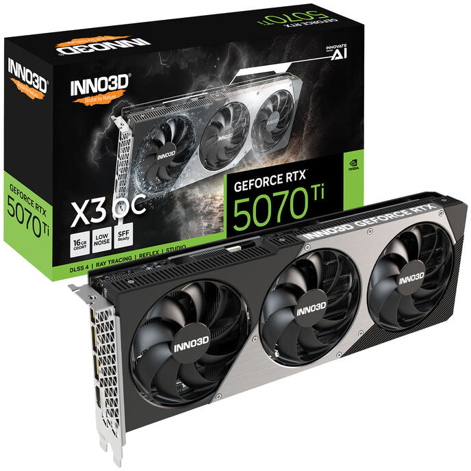 RTX 5070 Ti 16GB Inno3D X3 OC GDDR7 3Fan