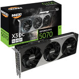 Inno3D X3 OC GeForce RTX 5070 12GB GDDR7 Black / Silver