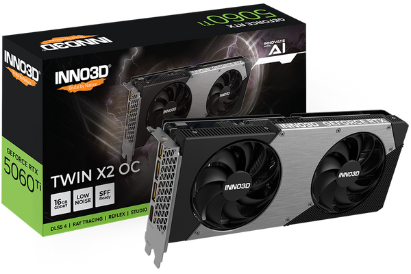 RTX 5060 Ti 16 Go Inno3D Twin X2 OC GDDR7