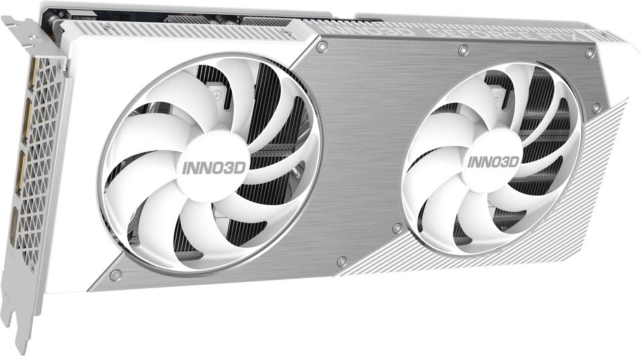 Inno3D GeForce RTX 5060 Ti N506T2-16D7X-191073W 16 Go GDDR7 Blanc / Argent