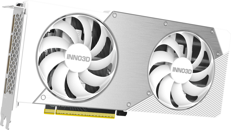 Inno3D GeForce RTX 5060 Ti N506T2-16D7X-191073W 16 Go GDDR7 Blanc / Argent