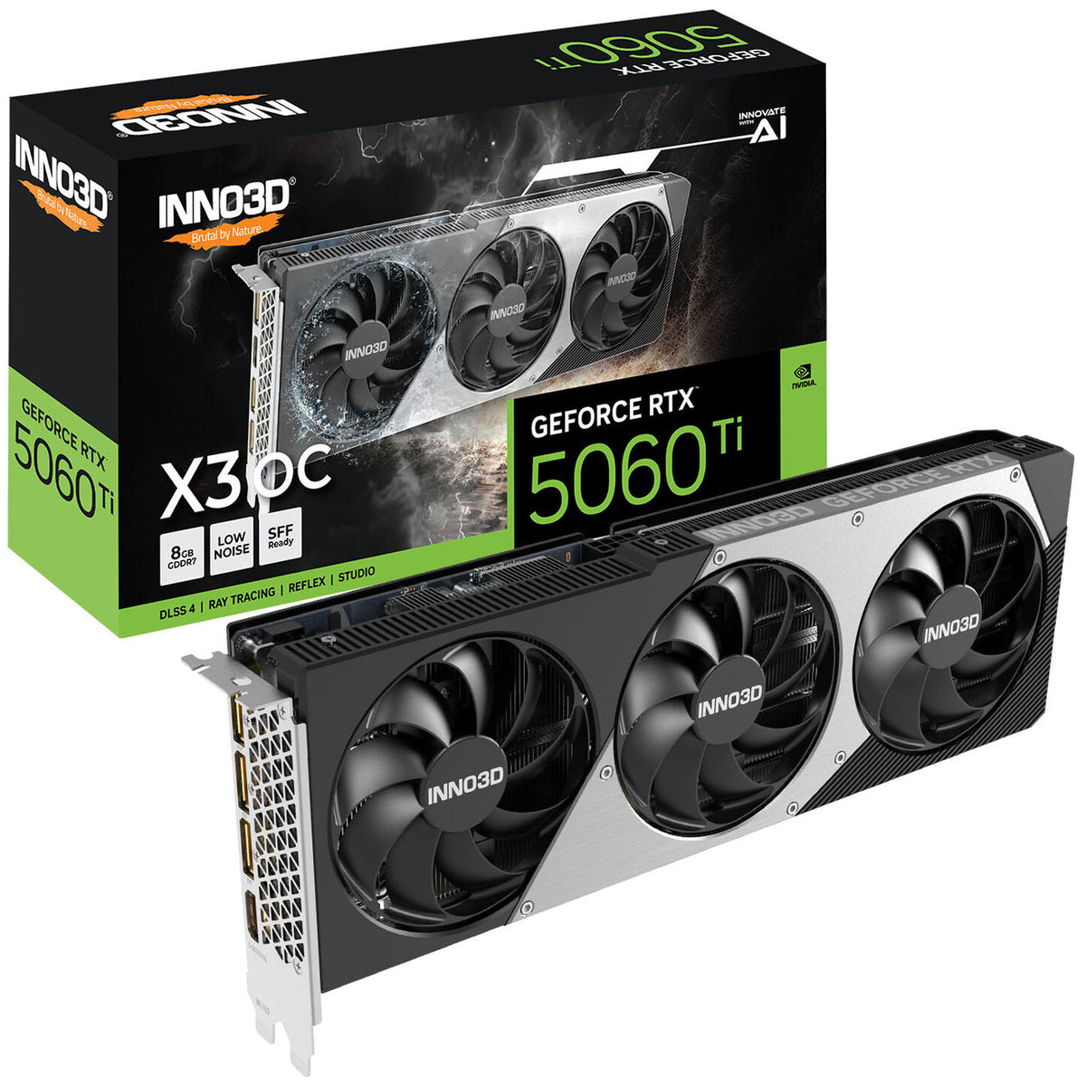 RTX 5060 Ti 8GB Inno3D Twin X3 OC GDDR7 3 Fan