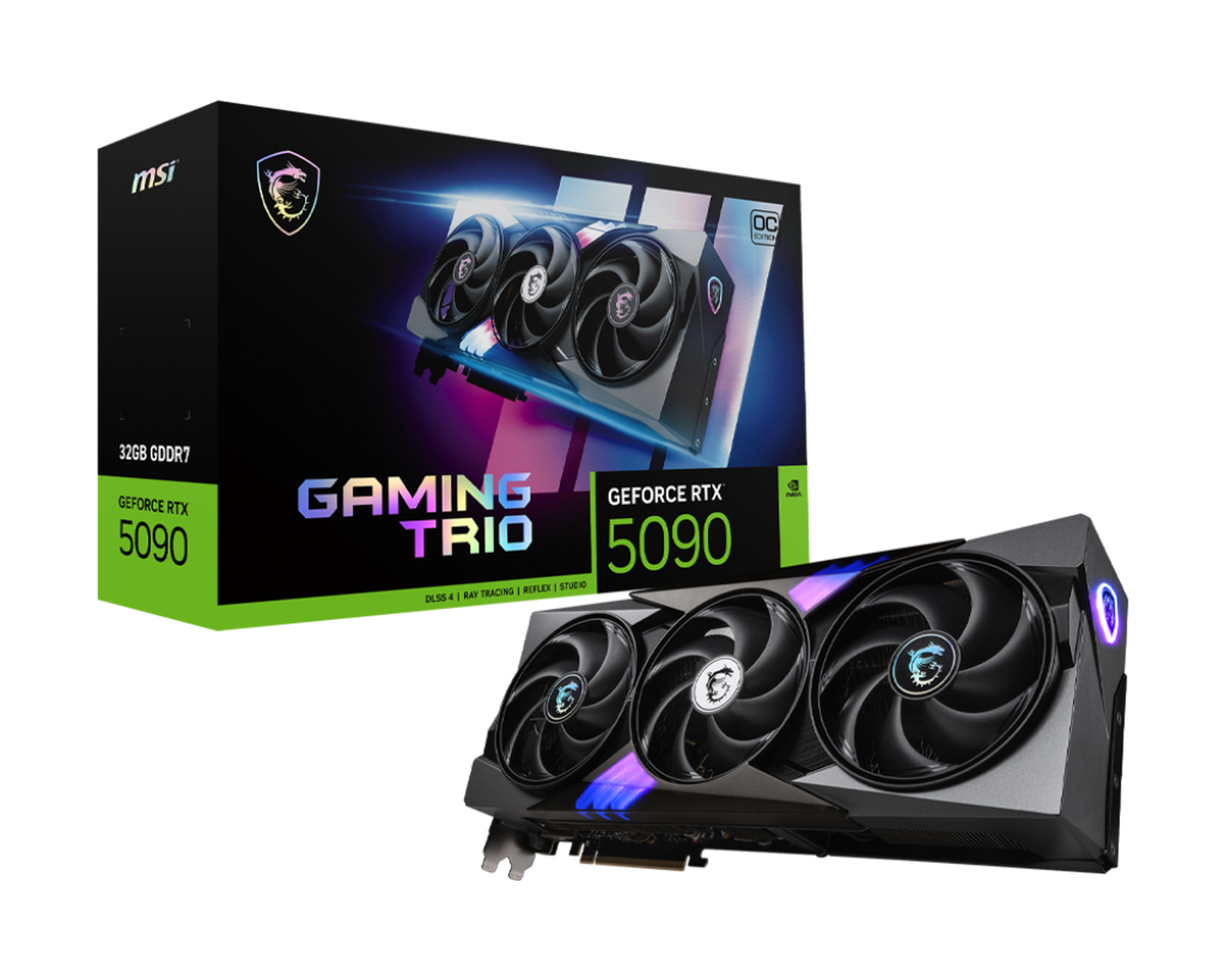 MSI GeForce RTX 5090 32G Gaming Trio OC, 32768 MB GDDR7