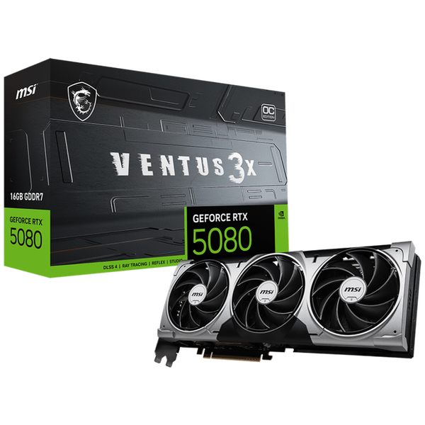 MSI GeForce RTX 5080 16G Ventus 3X OC, 16384 MB GDDR7