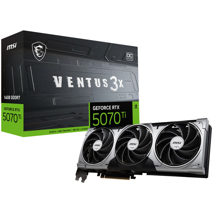MSI VENTUS 3X OC GeForce RTX 5070 Ti 16 Go GDDR7