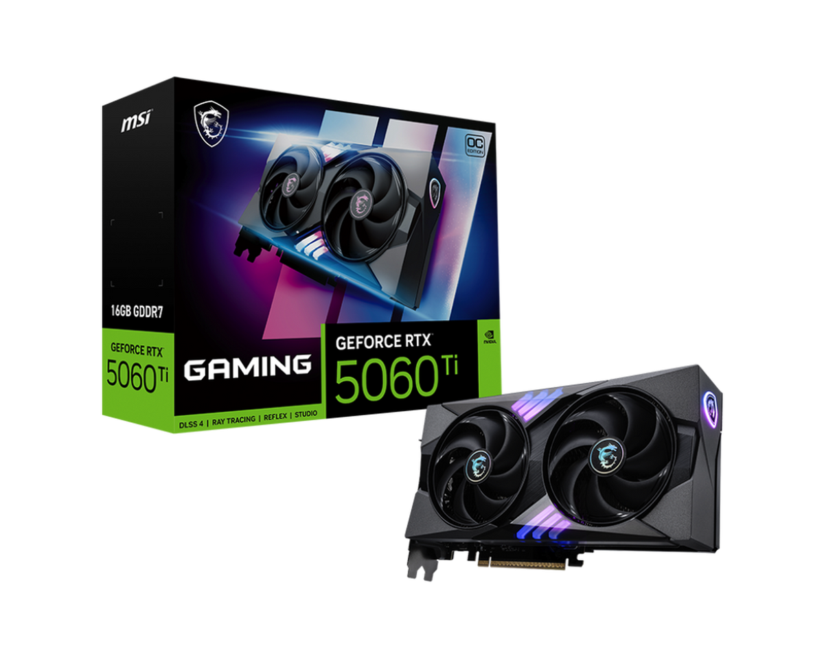 MSI GeForce RTX 5060 Ti 16G GAMING OC GDDR7